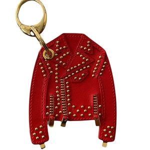 ❤️❤️❤️Versace red leather bag charm ❤️❤️❤️